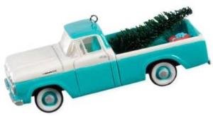 2008 Hallmark~1960 FORD F-100 Pickup Truck~Christmas Ornament