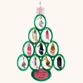 2008 BARBIE SHOE TREE Christmas Ornament