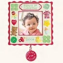 2008 Hallmark BABY'S FIRST CHRISTMAS Photo Holder Ornament~Cute as a Button