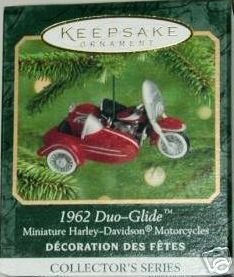 1962 Duo-Glide~Harley-Davidson Hallmark 2000 Mini Motorcycle Christmas Ornament