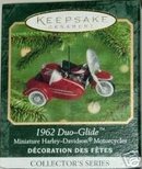 1962 Duo-Glide~Harley-Davidson Hallmark 2000 Mini Motorcycle Christmas Ornament