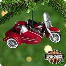 1962 Duo-Glide~Harley-Davidson Hallmark 2000 Mini Motorcycle Christmas Ornament