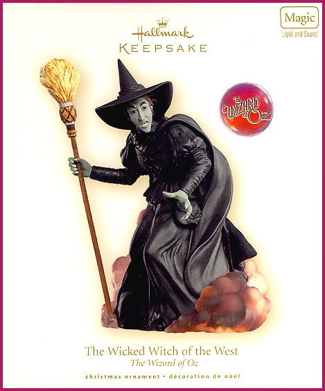 2007 Hallmark THE WICKED WITCH OF THE WEST~Wizard of Oz~Christmas Ornament~Sound