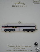 2007 Hallmark Lionel FREEDOM TRAIN LOCOMATIVE Christmas Ornament~12th
