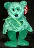 TY DUBLIN Beanie Baby Bear~NEW Irish St Patrick~March 16