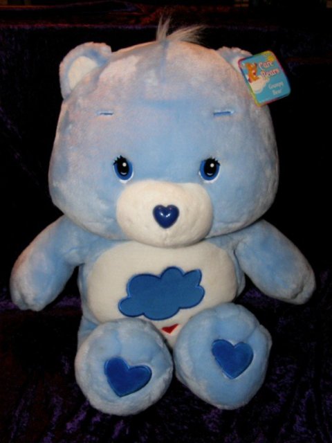 JUMBO GRUMPY BEAR Care Bears~New Plush~2002
