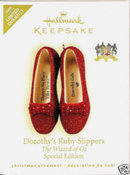 NEW! 2009 Hallmark DOROTHY'S RUBY SLIPPERS~Wizard of Oz~Special Ed ~Christmas Ornament~