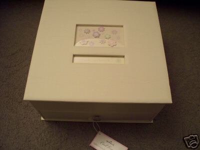 New! Hallmark CARD/Photo Keeper Box with Drawer