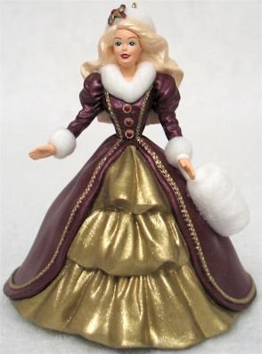1996 Hallmark HOLIDAY BARBIE #4~ Christmas Ornament