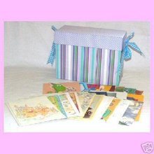 Greeting Card Organizer Box w/ Inserts, Drawer & Cards~like Hallmark