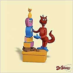 2006 Hallmark FOX IN SOCKS ~Dr. Seuss Christmas Ornament~ Motion