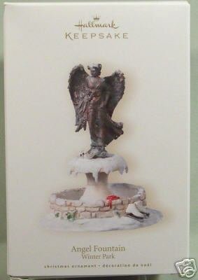 2007 Hallmark ANGEL FOUNTAIN ~Christmas Ornament~