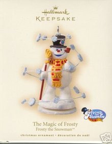 2007 Hallmark THE MAGIC OF FROSTY the Snowman~Christmas Ornament~