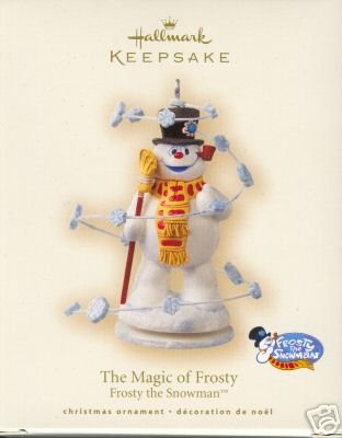 2007 Hallmark THE MAGIC OF FROSTY the Snowman~Christmas Ornament~