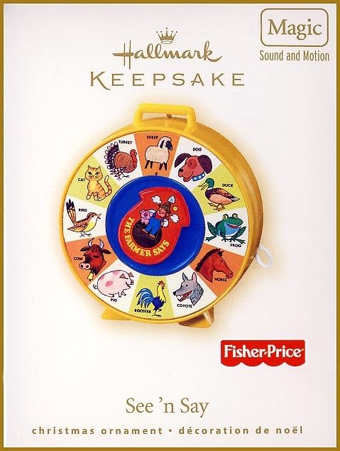 2007 Hallmark SEE 'N SAY ~Christmas Ornament~ Motion & Sound