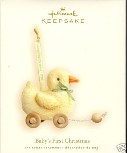 2007 Hallmark BABY'S FIRST CHRISTMAS ~Ornament~
