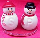 Hallmark Snowmen SALT & PEPPER Shakers~Snowman~NEW!
