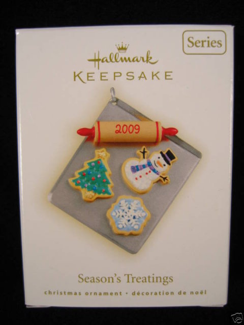2009 Hallmark SEASON'S TREATINGS Christmas Ornament--1st in series