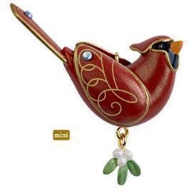 2009 Hallmark NORTHERN CARDINAL Beauty of Birds Christmas Ornament