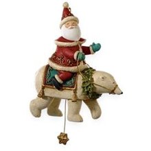 2009 Hallmark SANTA'S MAGICAL BEAR Christmas ornament~Motion