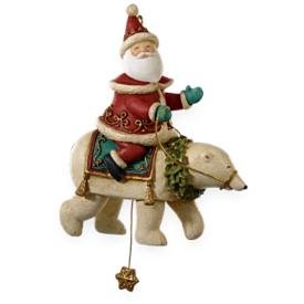 2009 Hallmark SANTA'S MAGICAL BEAR Christmas ornament~Motion