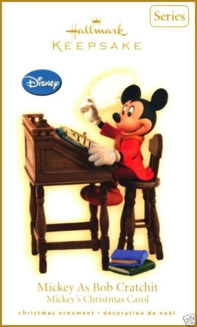 2009 Hallmark MICKEY AS BOB CRATCHIT ornament