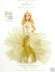 2009 Hallmark 50 Years of Fabulous BARBIE~Limited Ed. PORCELAIN Christmas Ornament
