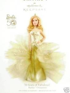 2009 Hallmark 50 Years of Fabulous BARBIE~Limited Ed. PORCELAIN Christmas Ornament