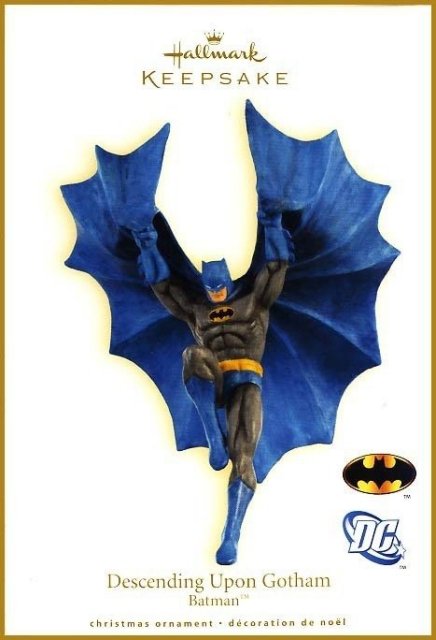 2009 Hallmark Batman~DESCENDING UPON GOTHAM Christmas Ornament