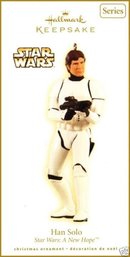 2009 Hallmark HAN SOLO~Star Wars Christmas Ornament