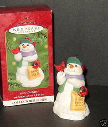 2000 Hallmark SNOW BUDDIES with Cardinal Christmas Ornament