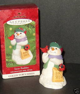 2000 Hallmark SNOW BUDDIES with Cardinal Christmas Ornament