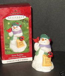 2000 Hallmark SNOW BUDDIES with Cardinal Christmas Ornament