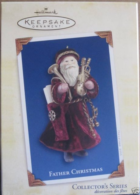 2005 Hallmark FATHER CHRISTMAS Ornament #2 in Series NEW!