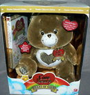Care Bears HEART OF GOLD SWAROVSKI BROWN Premier Edition- New + DVD