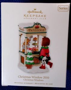 Hallmark CHRISTMAS WINDOW 2010 Club French Bakery Ornament #8