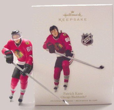 PATRICK KANE Chicago Blackhawks Hockey Hallmark Ornament 2010