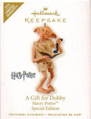 Hallmark 2010 Harry Potter A GIFT FOR DOBBY Limited Edition Christmas Ornament