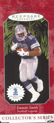 EMMITT SMITH Football Legends #4 Hallmark NFL Christmas Ornament~Cowboys