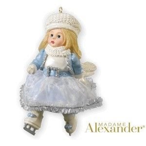 2010 Hallmark DAZZLING WINTER SKATER Christmas ornament Madame Alexander