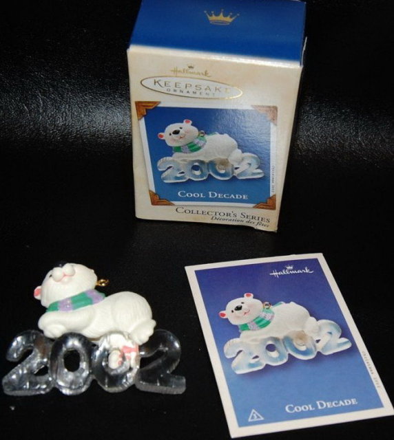 Hallmark 2002 COOL DECADE Christmas Ornament 3rd in Series