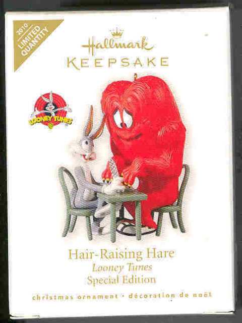 2010 Hallmark Hair-Raising Hare Bugs Bunny Looney Tunes Ornament-Ltd