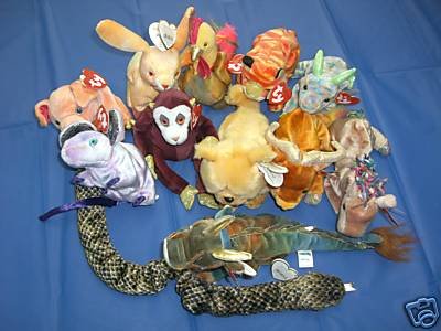 Ty Set of 12 Chinese ZODIAC Beanie Babies