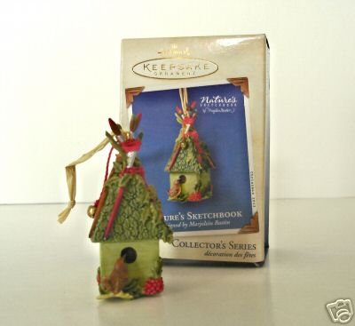 Hallmark 2003 Marjolein BASTIN Nature's Sketchbook #1 Christmas Ornament-NEW