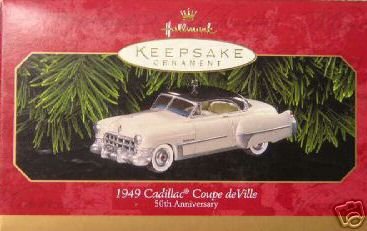 1999 Hallmark 1949 CADILLAC COUPE DE VILLE Christmas ornament
