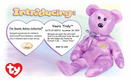 TY Yours Truly Hallmark Gold Crown Exclusive Beanie Baby Bear