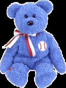 ADDISON TY Baseball Beanie Baby Bear (CUBS)
