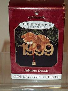 Fabulous Decade 1999 Hallmark ornament