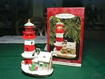 Lighthouse Greetings #1 Hallmark ornament 1997
