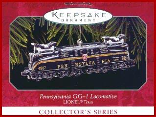 Lionel Pennsylvania GG-1Locomotive Hallmark 1998 Ornament